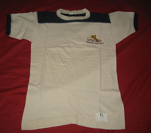 Little Feat British Tour 77 シャツ Little Feat British Tour Summer '77 UK t-shirt (345451)